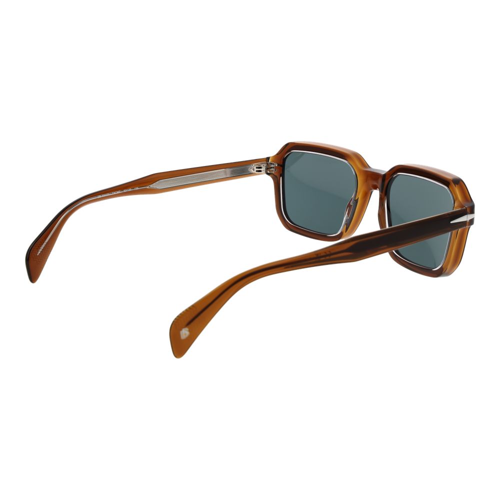 David Beckham Braune Sonnenbrille aus Acetat