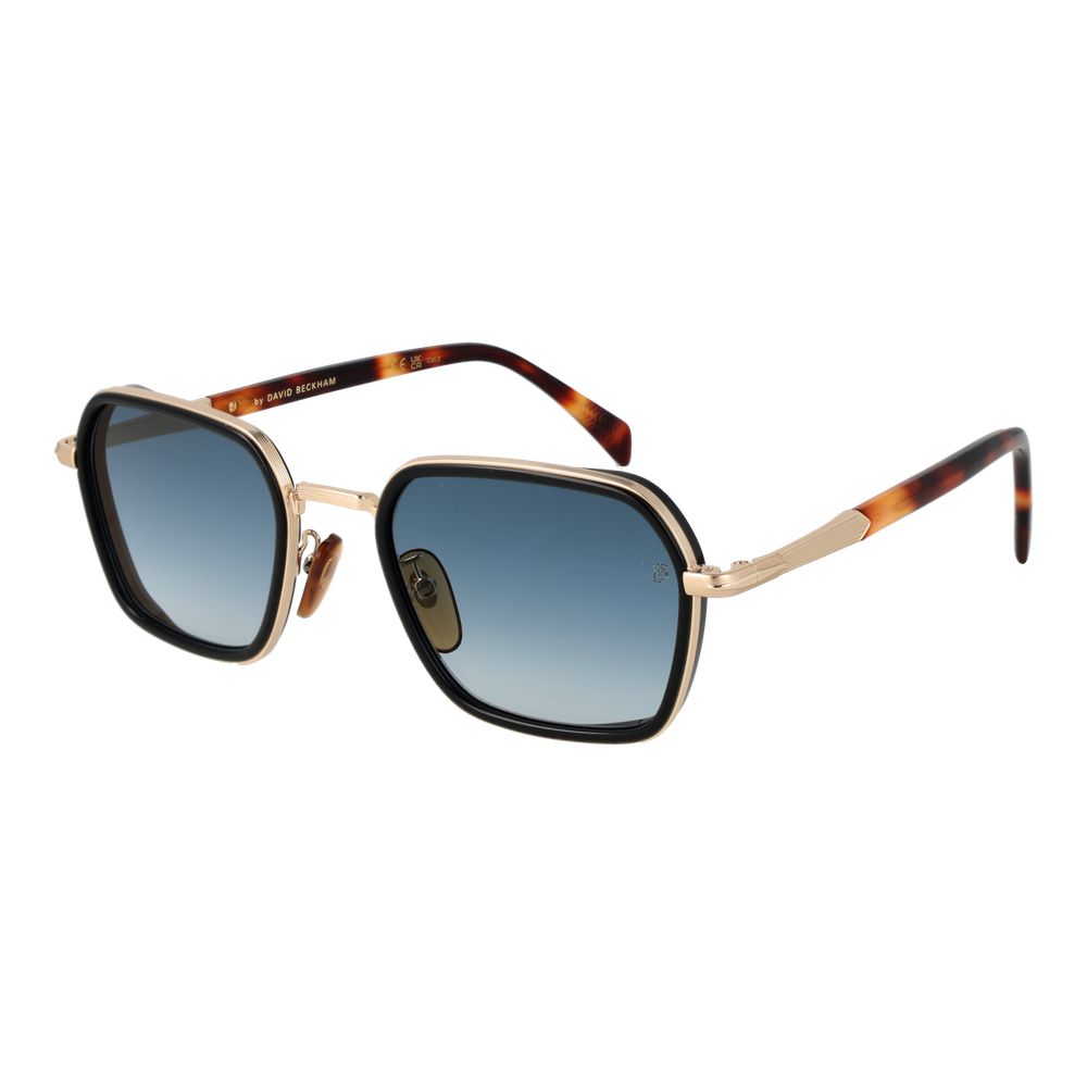 David Beckham Sonnenbrille aus Goldmetall