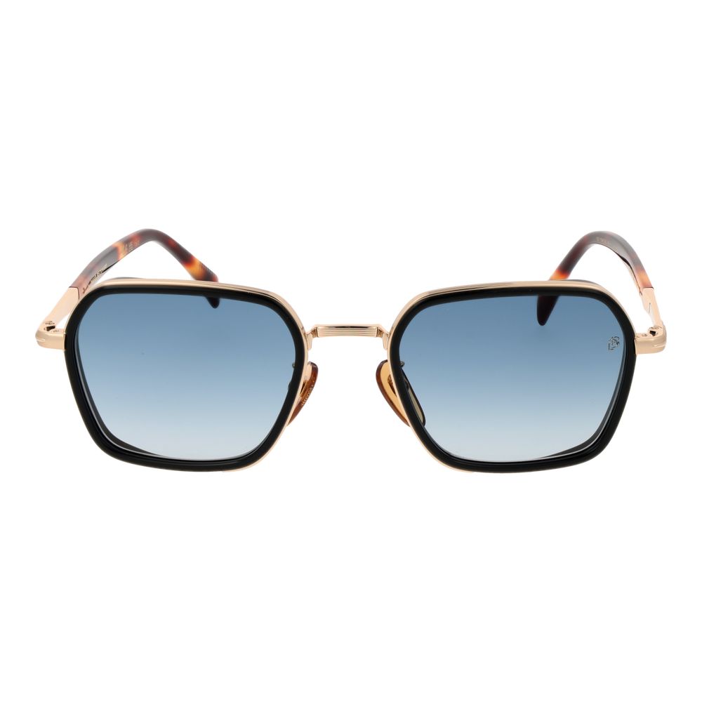 David Beckham Sonnenbrille aus Goldmetall