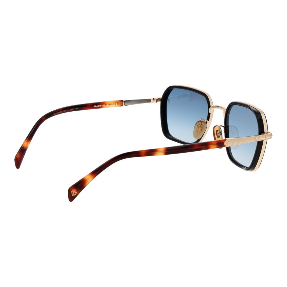 David Beckham Sonnenbrille aus Goldmetall