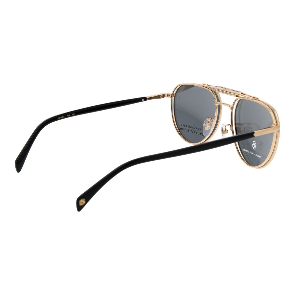 David Beckham Brille aus Goldmetall (Fassung)