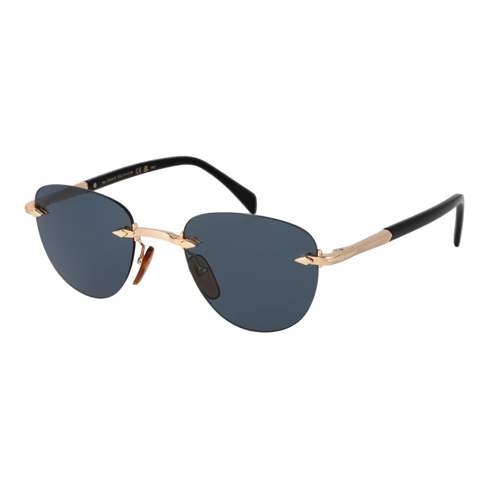 David Beckham Sonnenbrille aus Roségold-Metall
