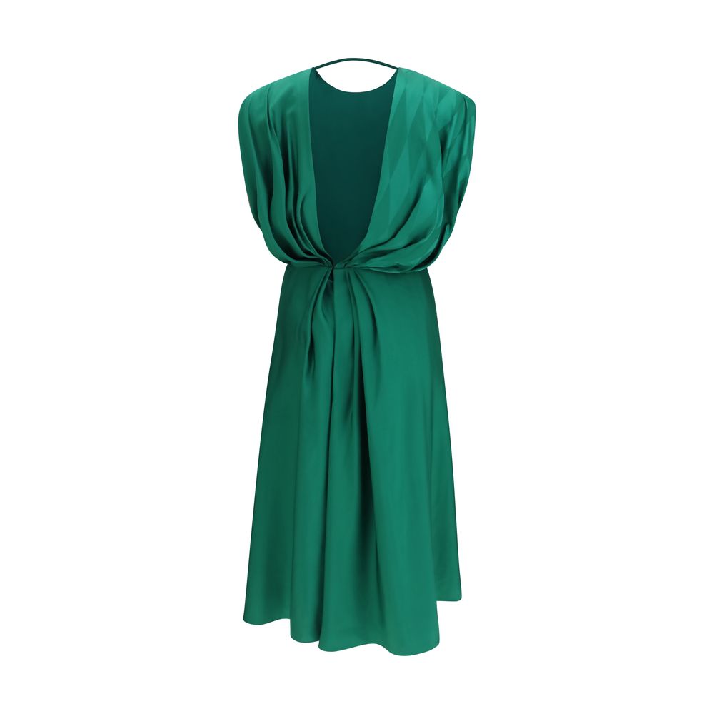 Versace Zweifarbige Polyester-Freizeitkleid