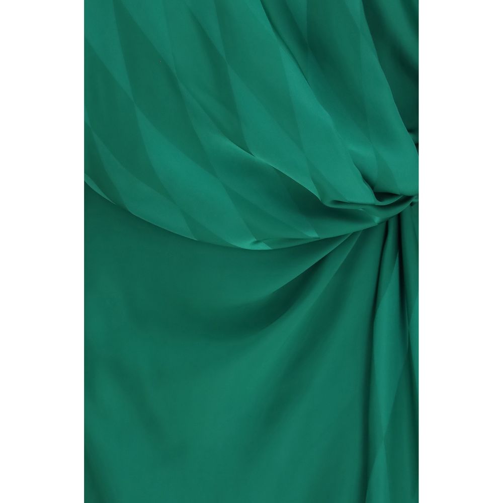 Versace Zweifarbige Polyester-Freizeitkleid