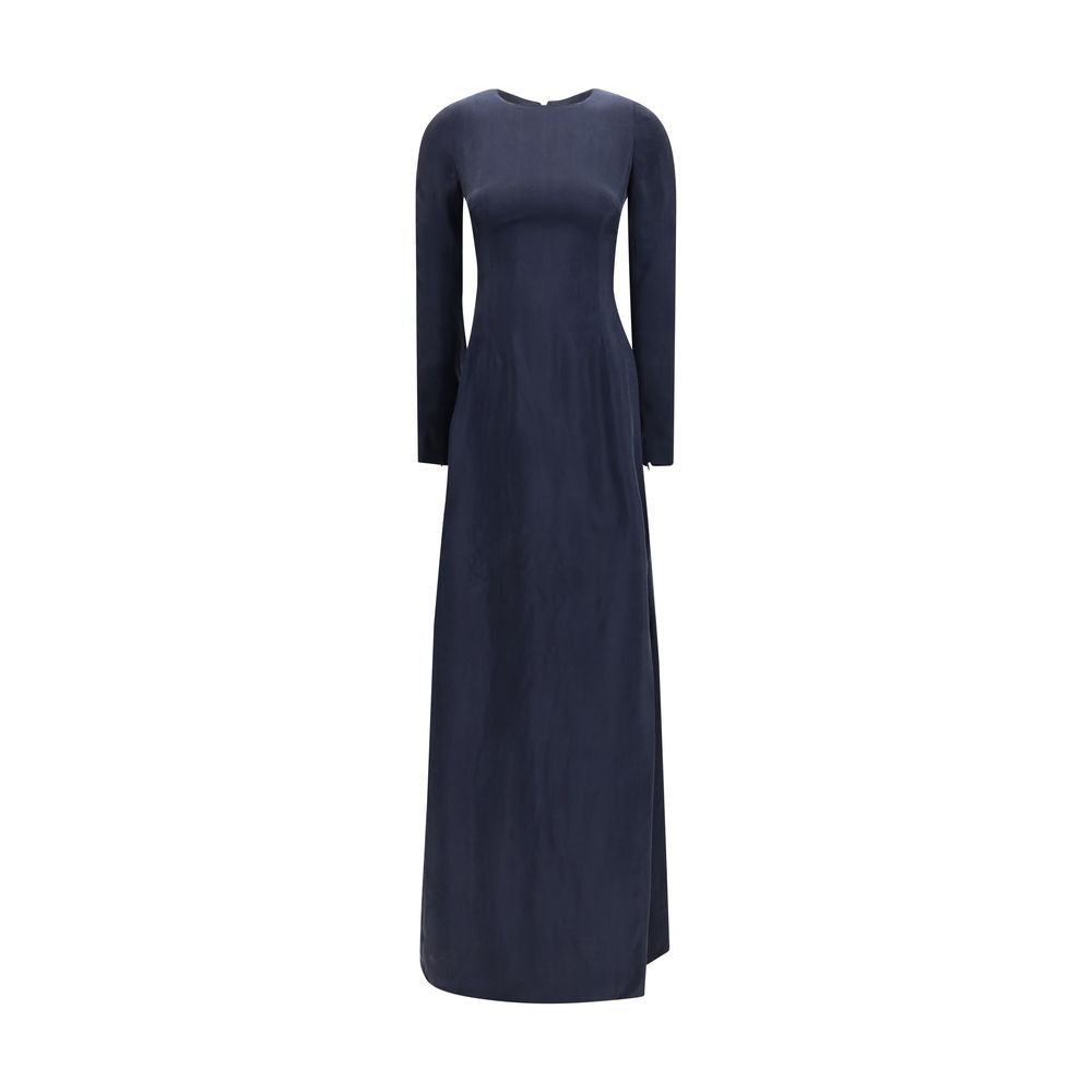 Maison Margiela Blaues Kupferfarbenes Freizeitkleid