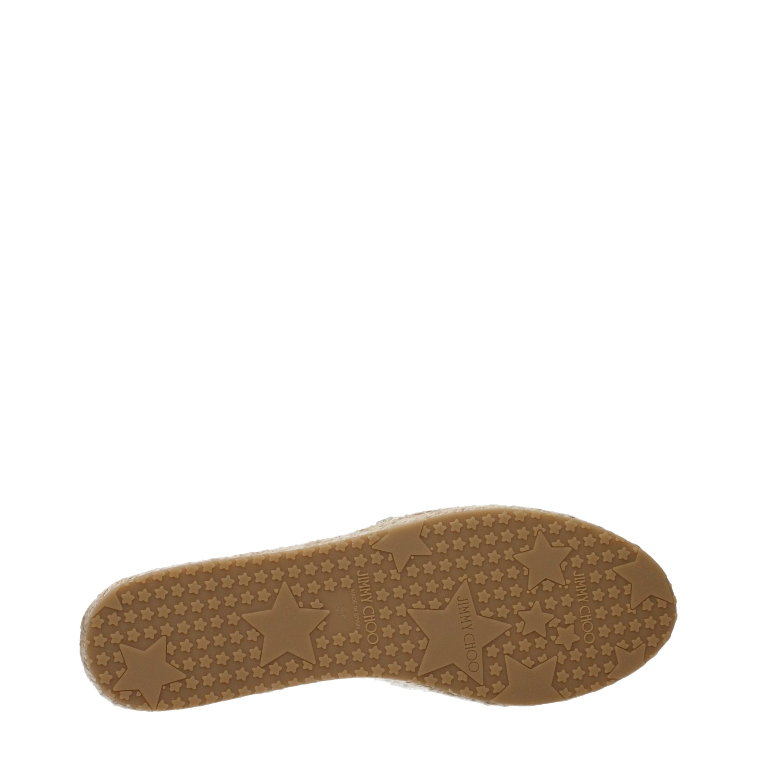 Jimmy Choo Weiße Espadrilles aus Leder