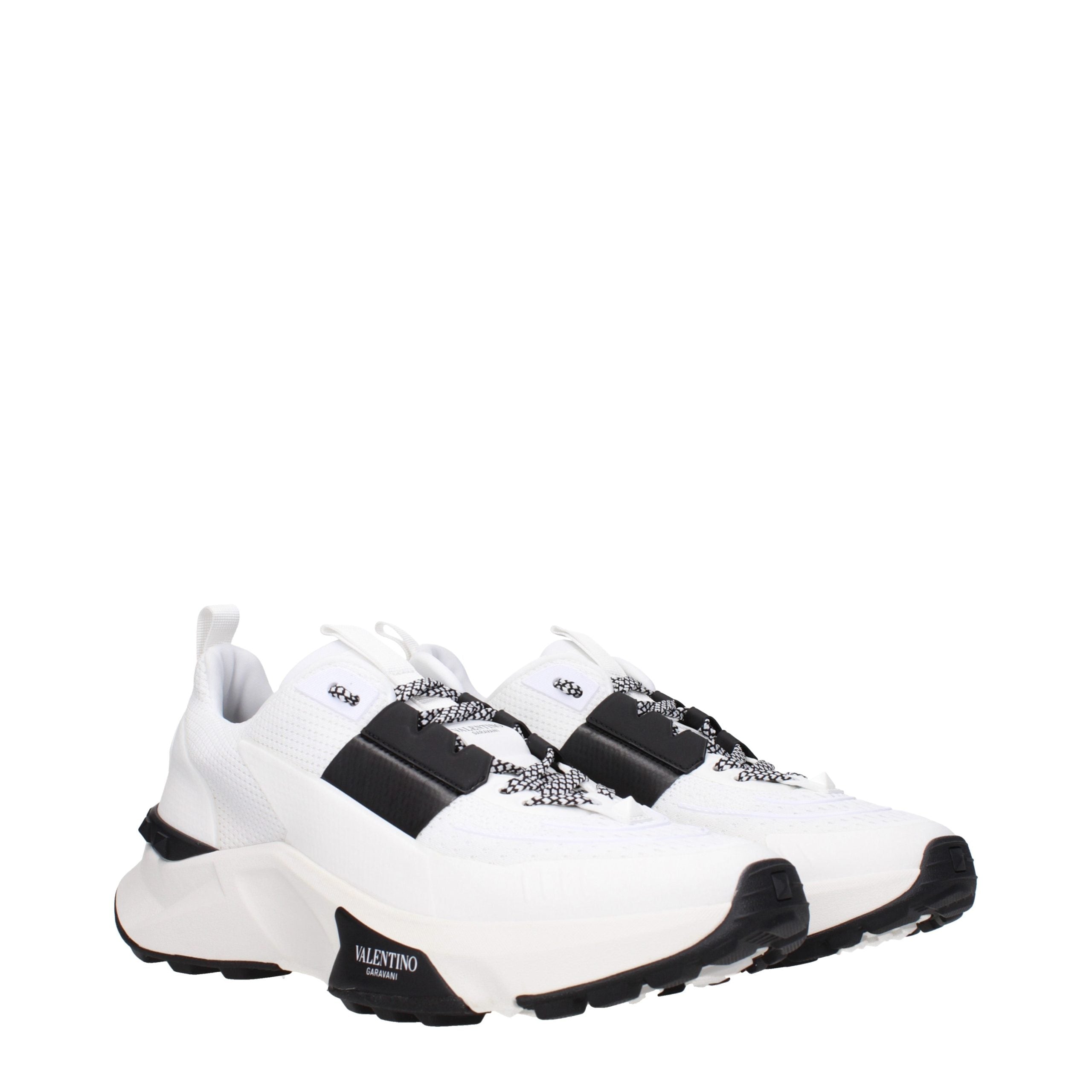 Valentino Garavani Weiße Stoff-Sneaker im Athletic-Look