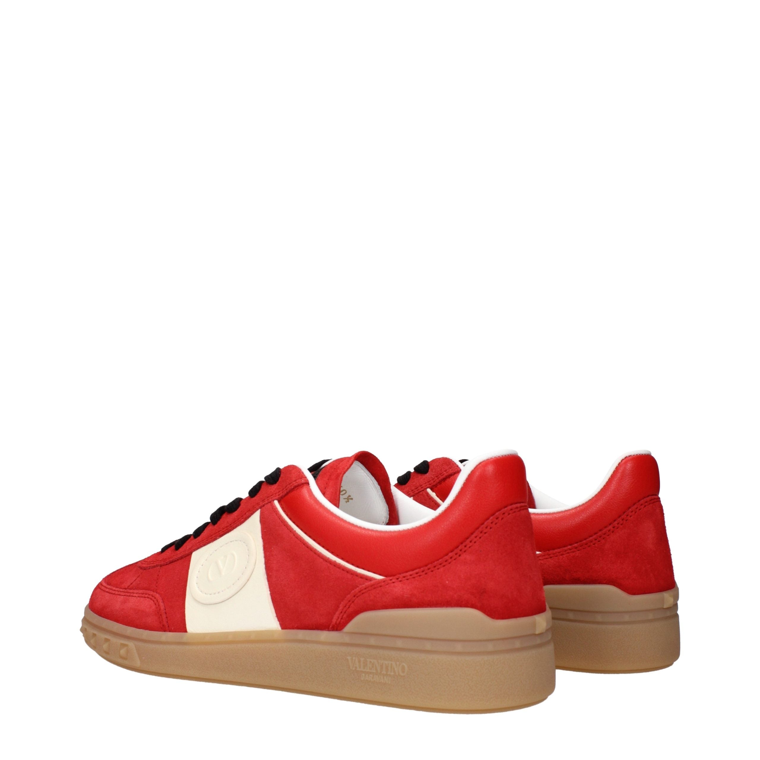 Valentino Garavani Rote Leder Low-Top-Sneaker