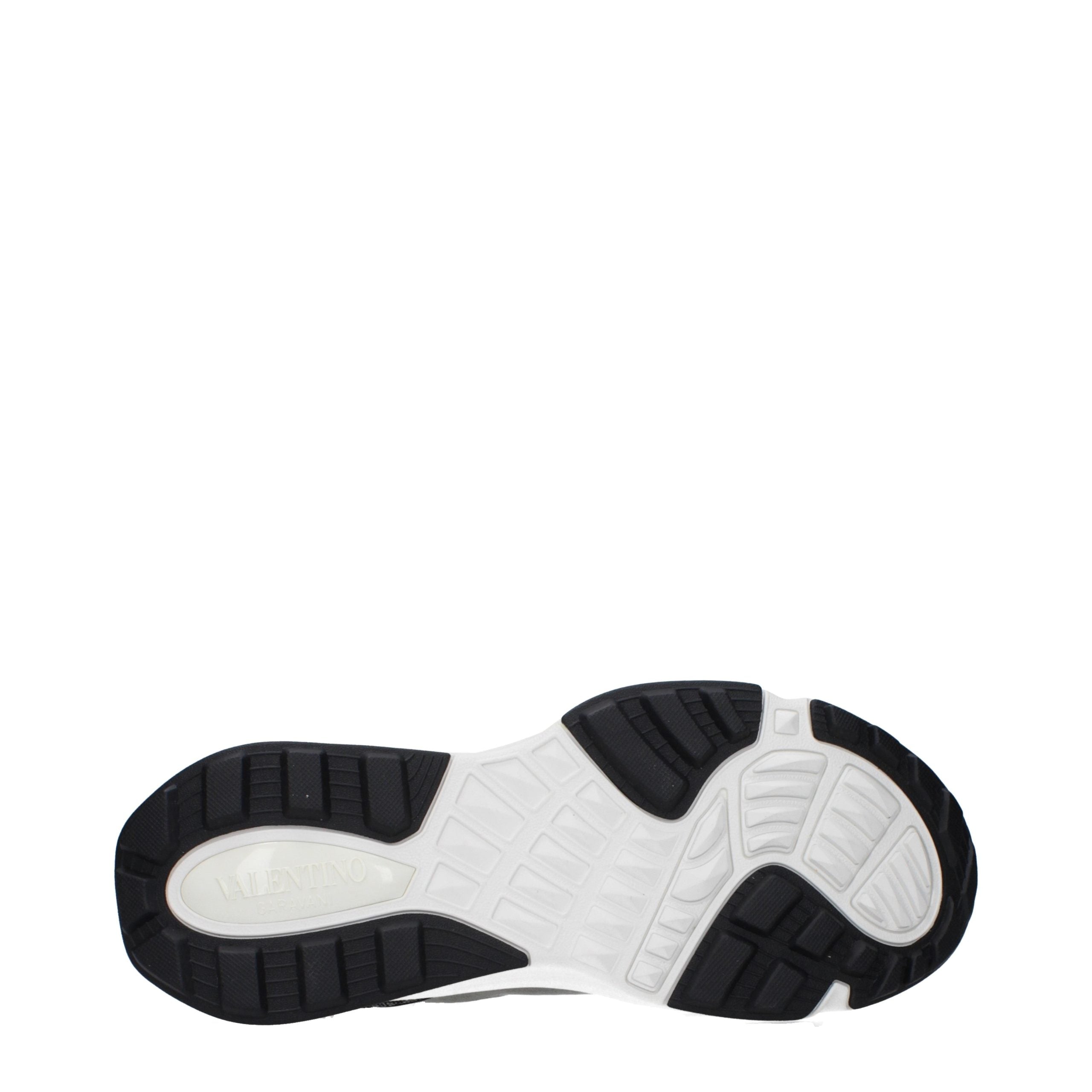 Valentino Garavani Graue Stoff-Sneaker mit niedrigem Schaft