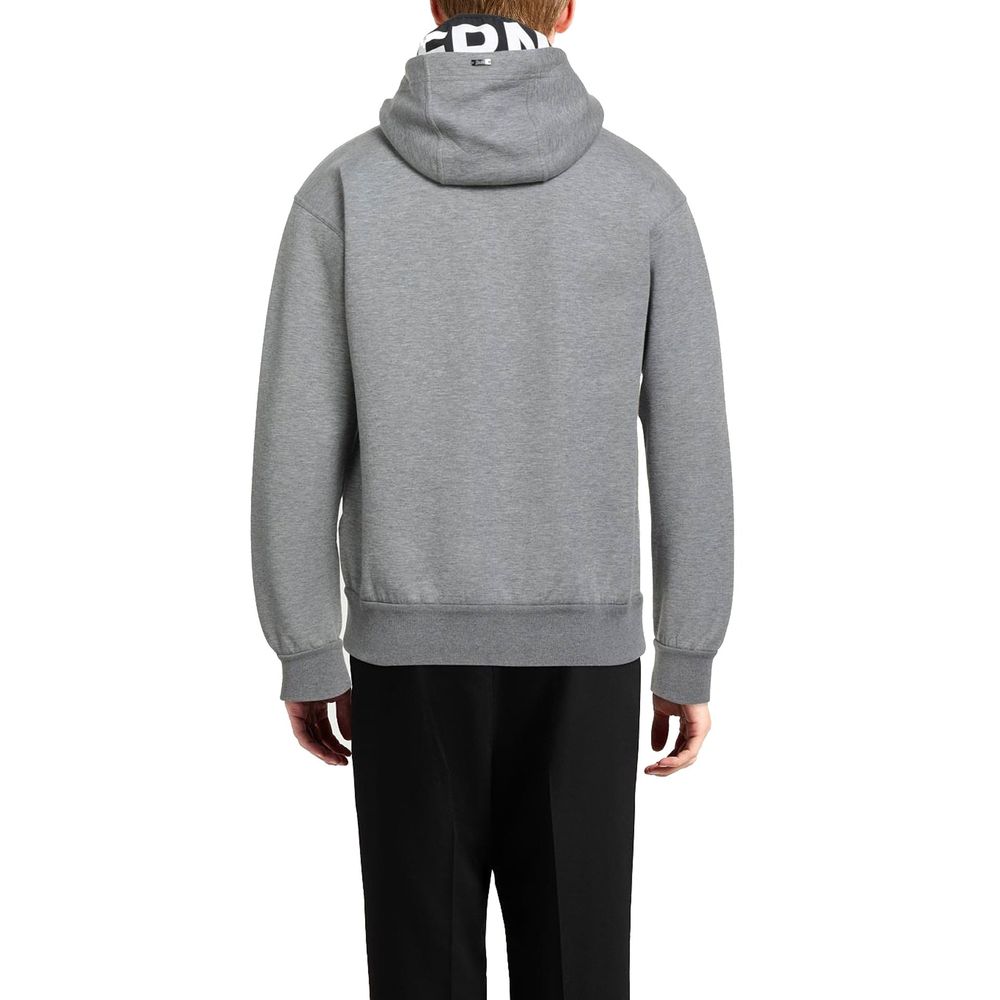 Herno Grauer Baumwollpullover