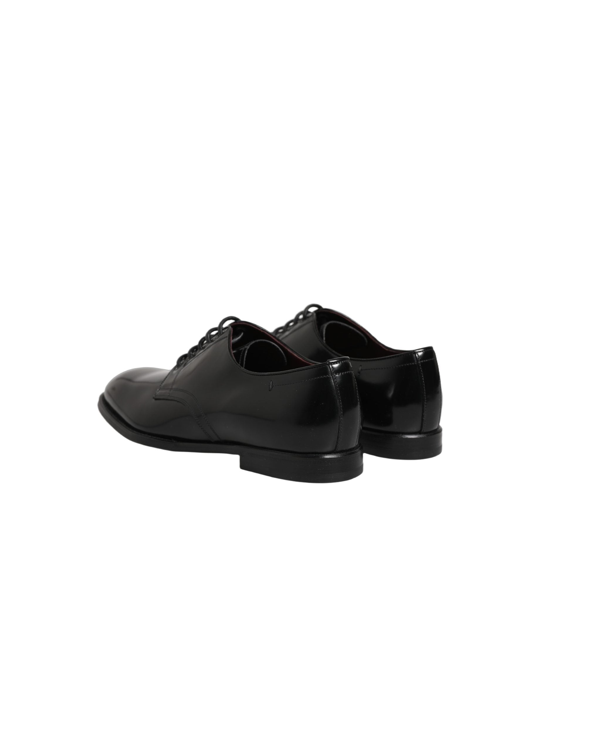 Dolce & Gabbana Schwarze Derby-Schuhe aus Kalbsleder für Herren