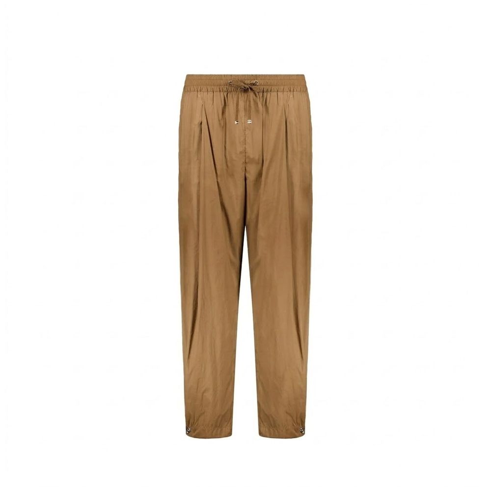Herno Braune Freizeithose aus Elasthan