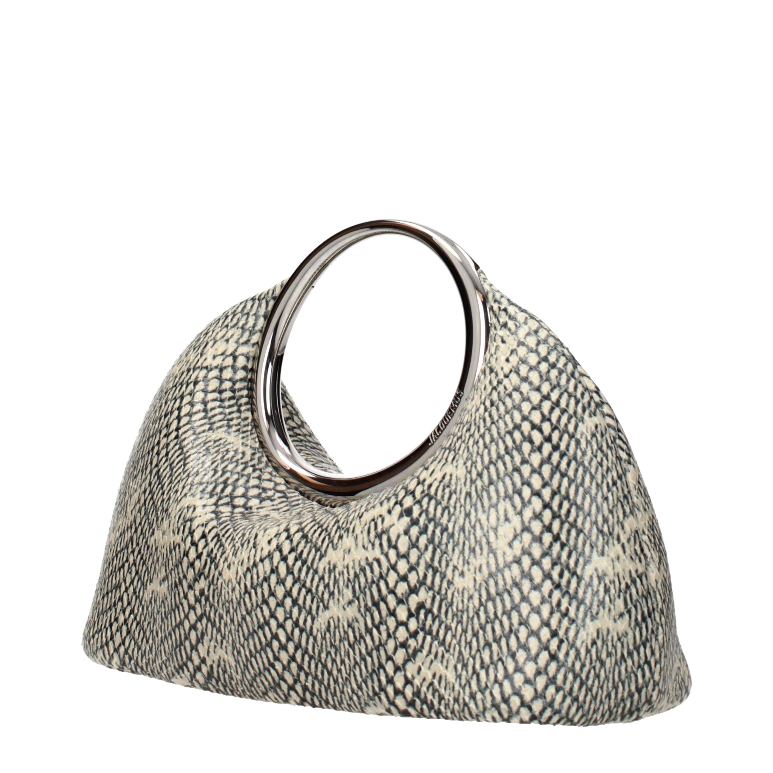 Jacquemus Beige Leder Handtasche