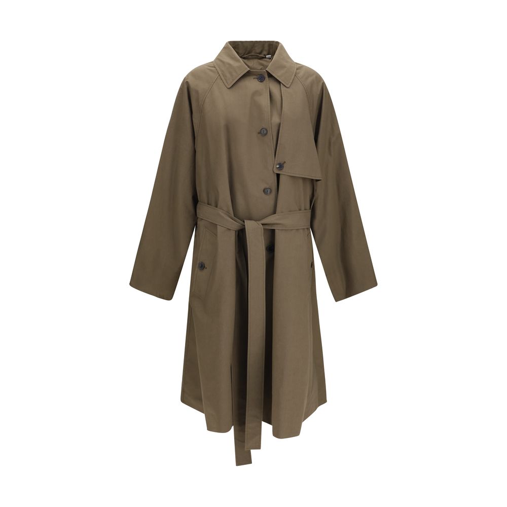 Calvin Klein Zweifarbiger Baumwoll-Trenchcoat