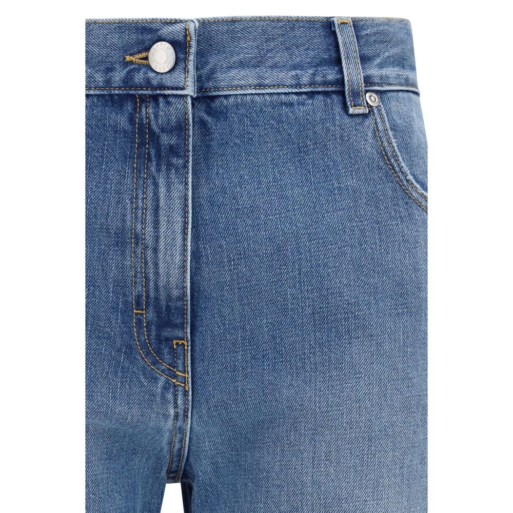 Calvin Klein Blaue Jeans aus Baumwolle im geraden Schnitt