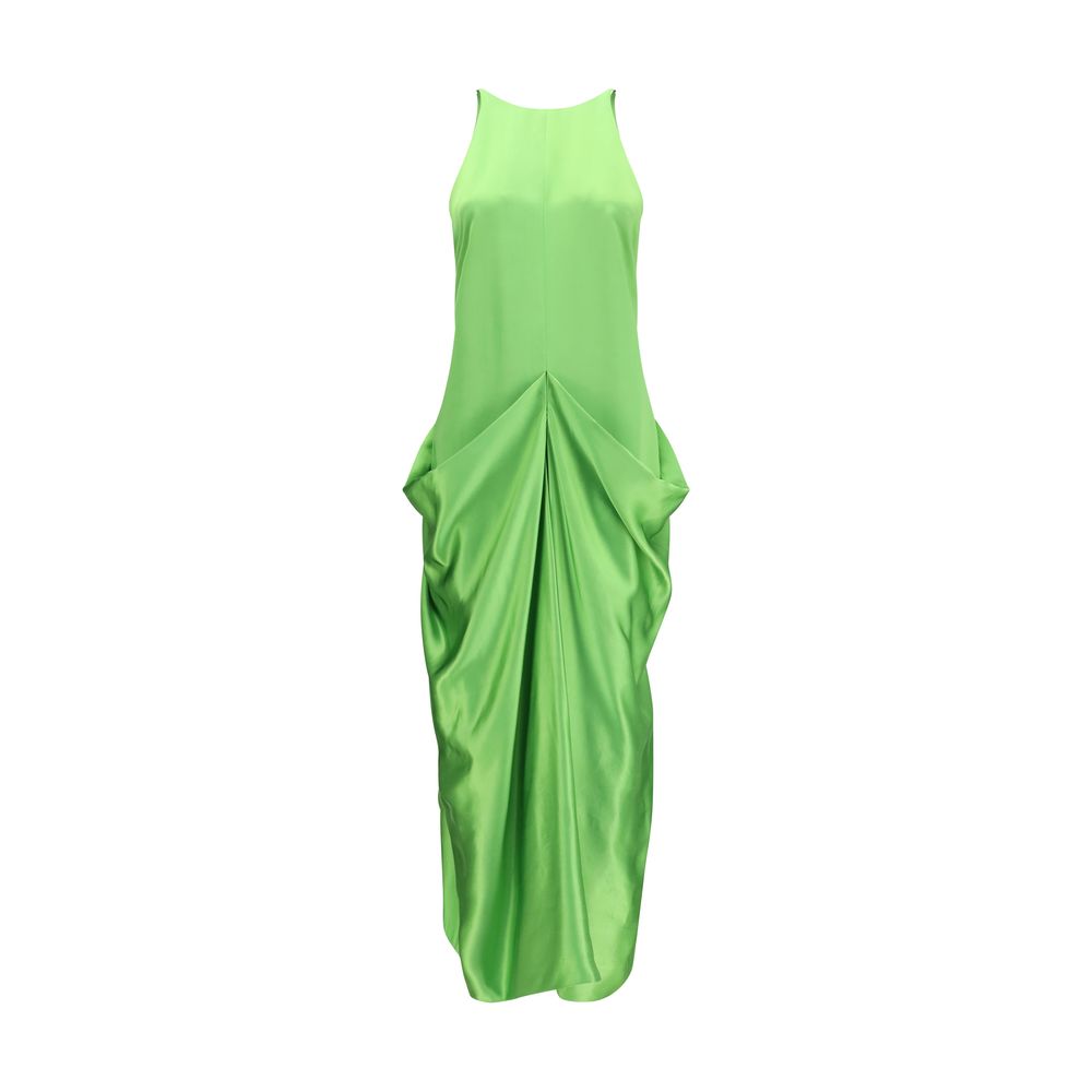 Khaite Zweifarbige Kupferfarbene Freizeitkleid