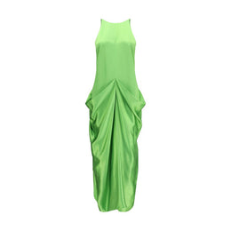 Khaite Zweifarbige Kupferfarbene Freizeitkleid