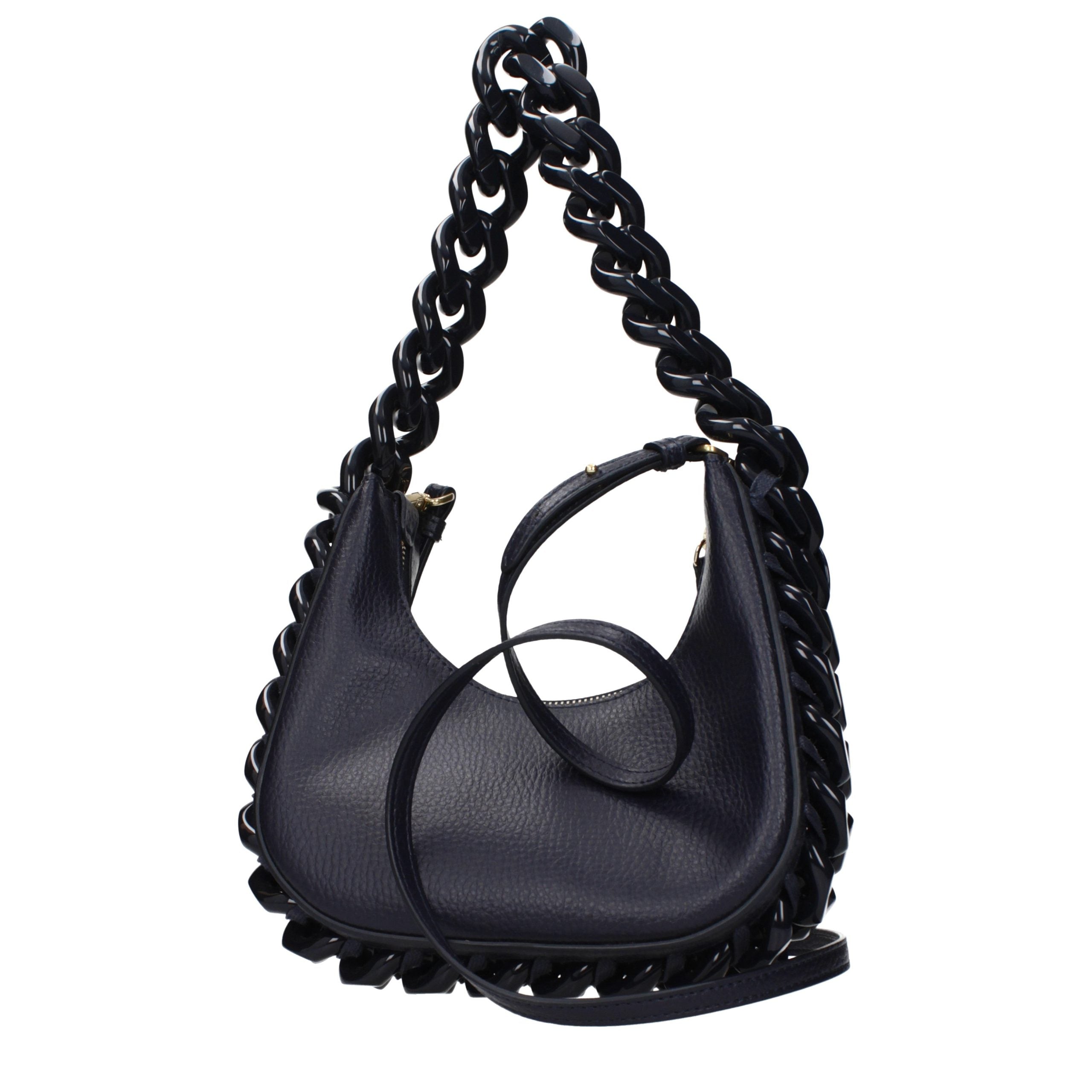 Stella McCartney Schultertasche aus blauem Leder