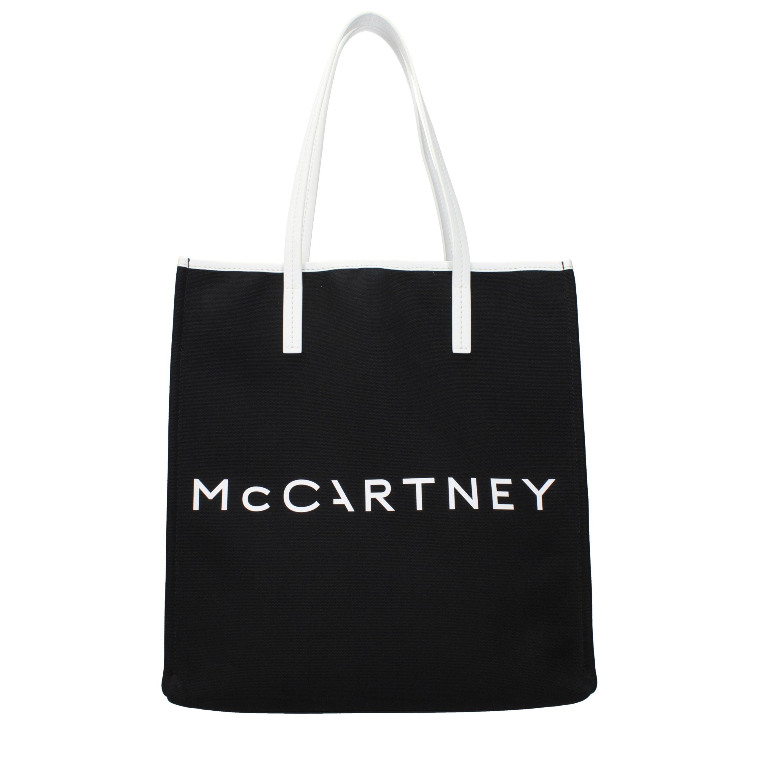 Stella McCartney Schwarze Stoffhandtasche