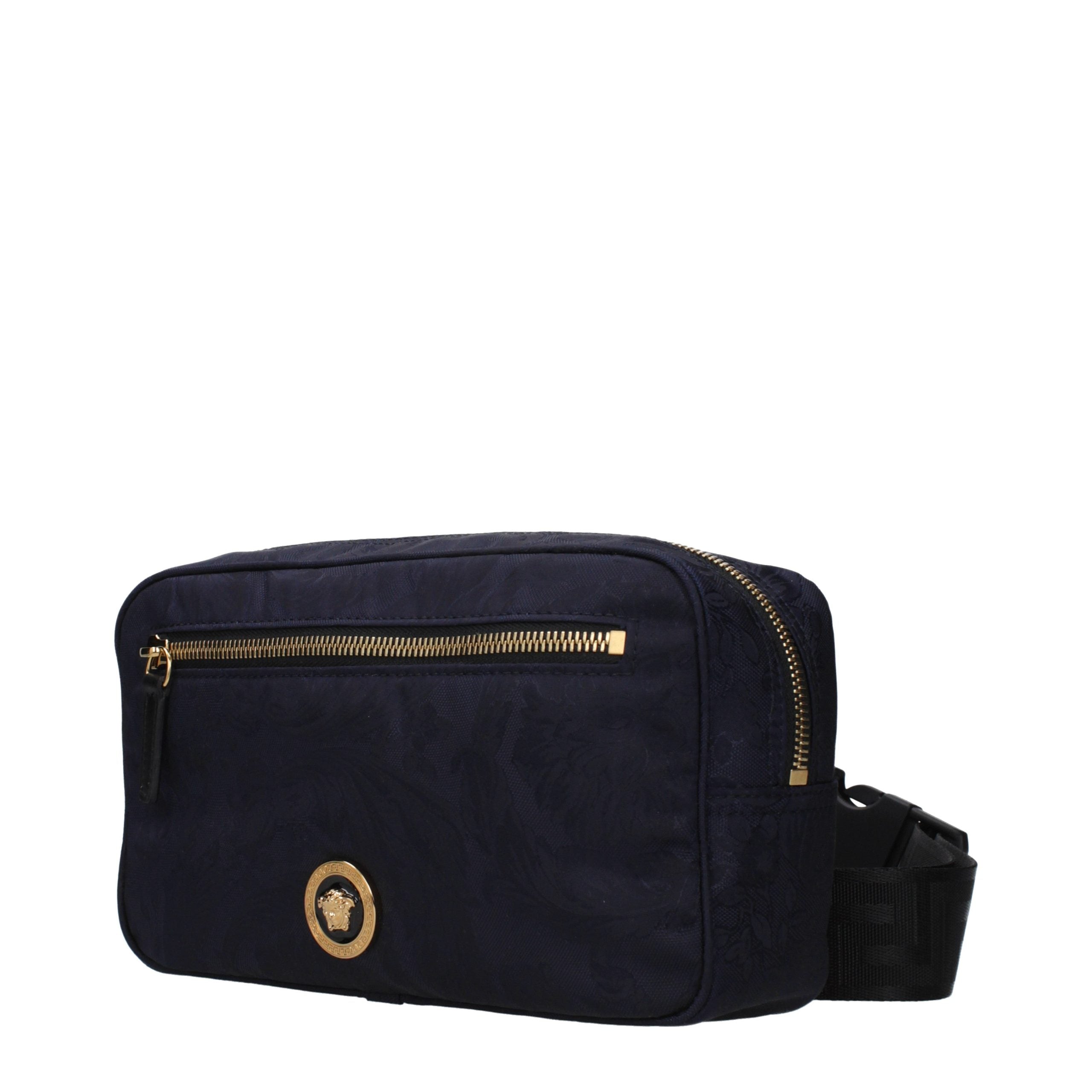 Versace Blauer Stoffrucksack