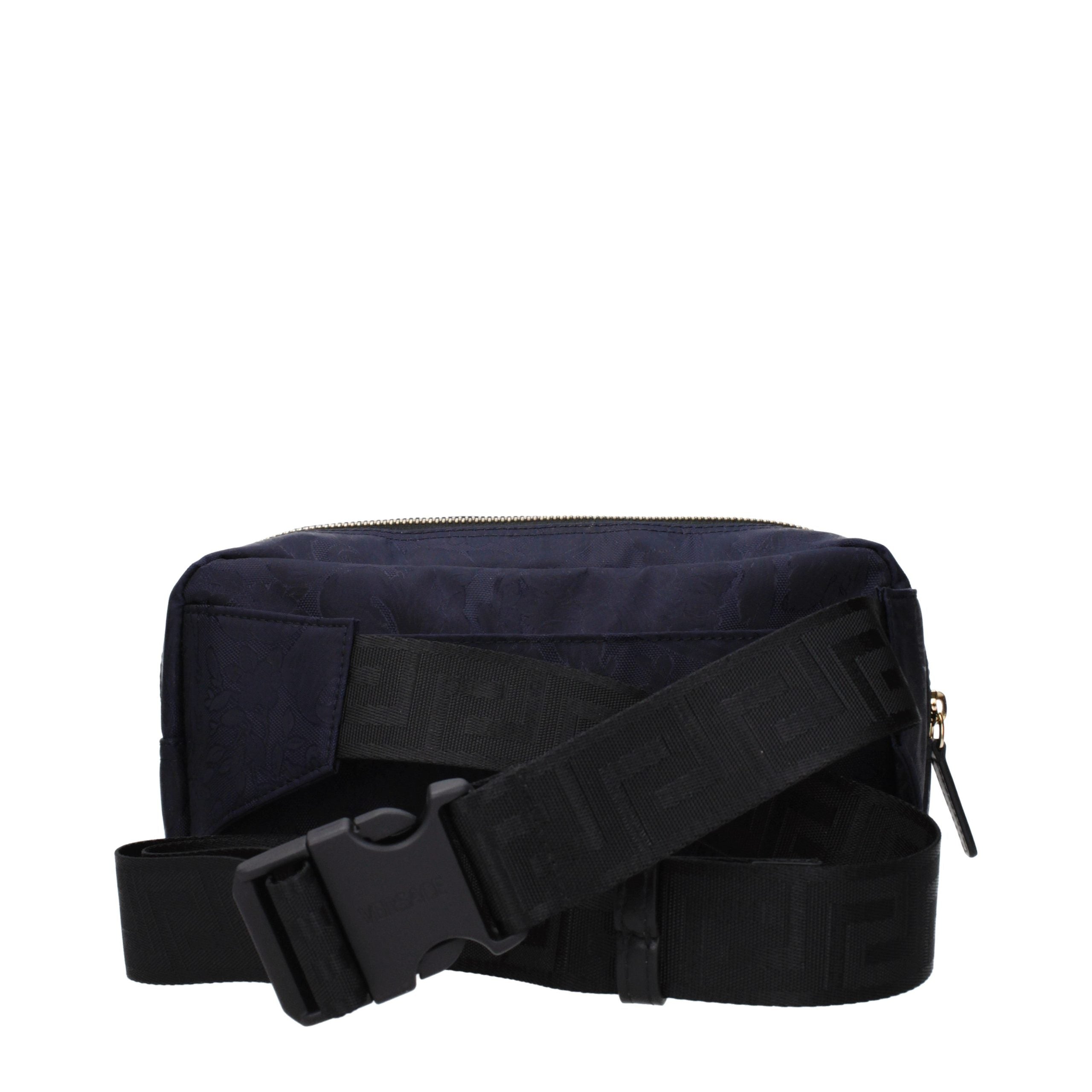 Versace Blauer Stoffrucksack