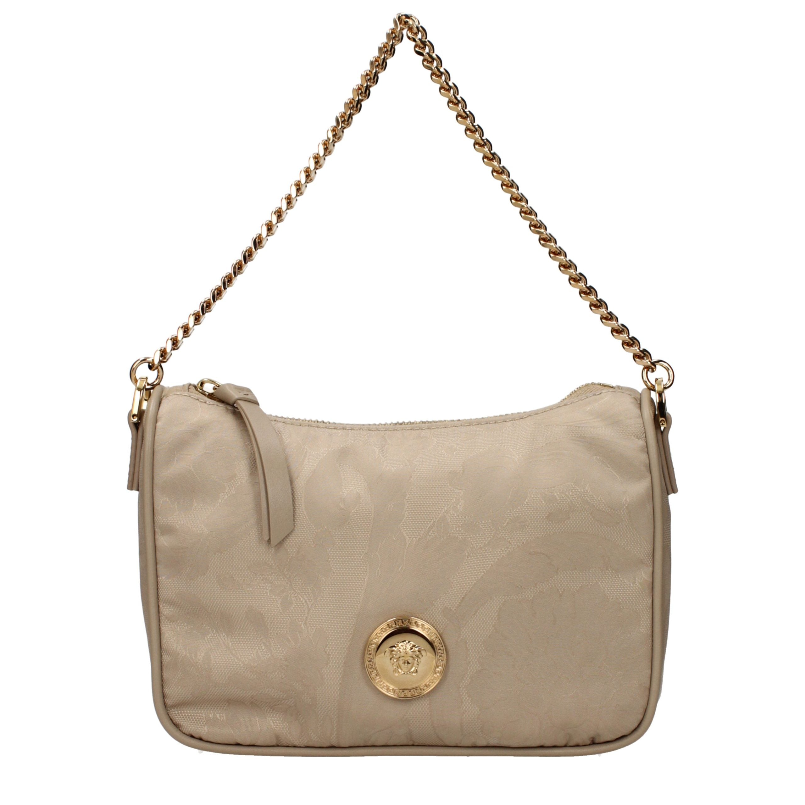 Versace Beige Stoff-Handtasche