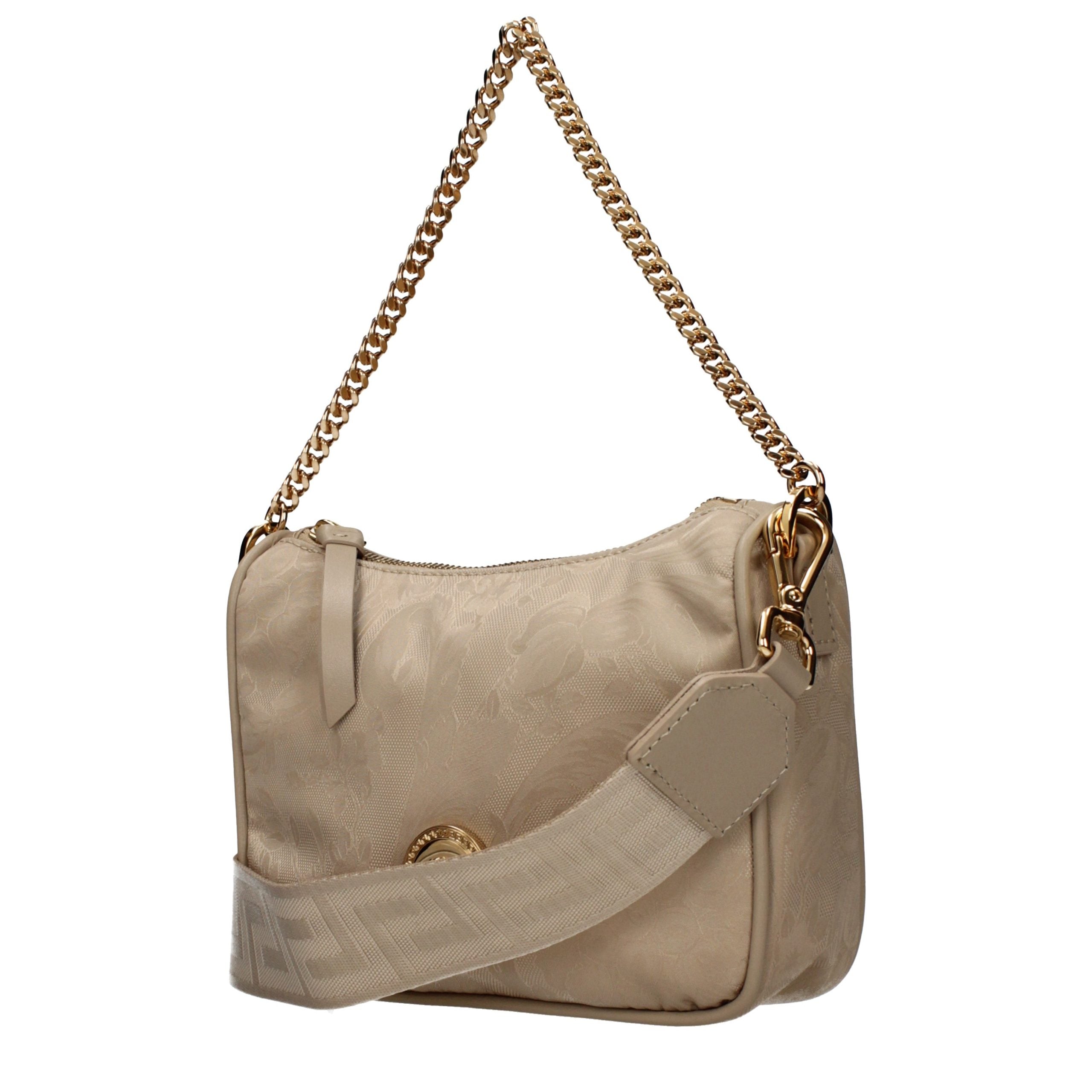 Versace Beige Stoff-Handtasche
