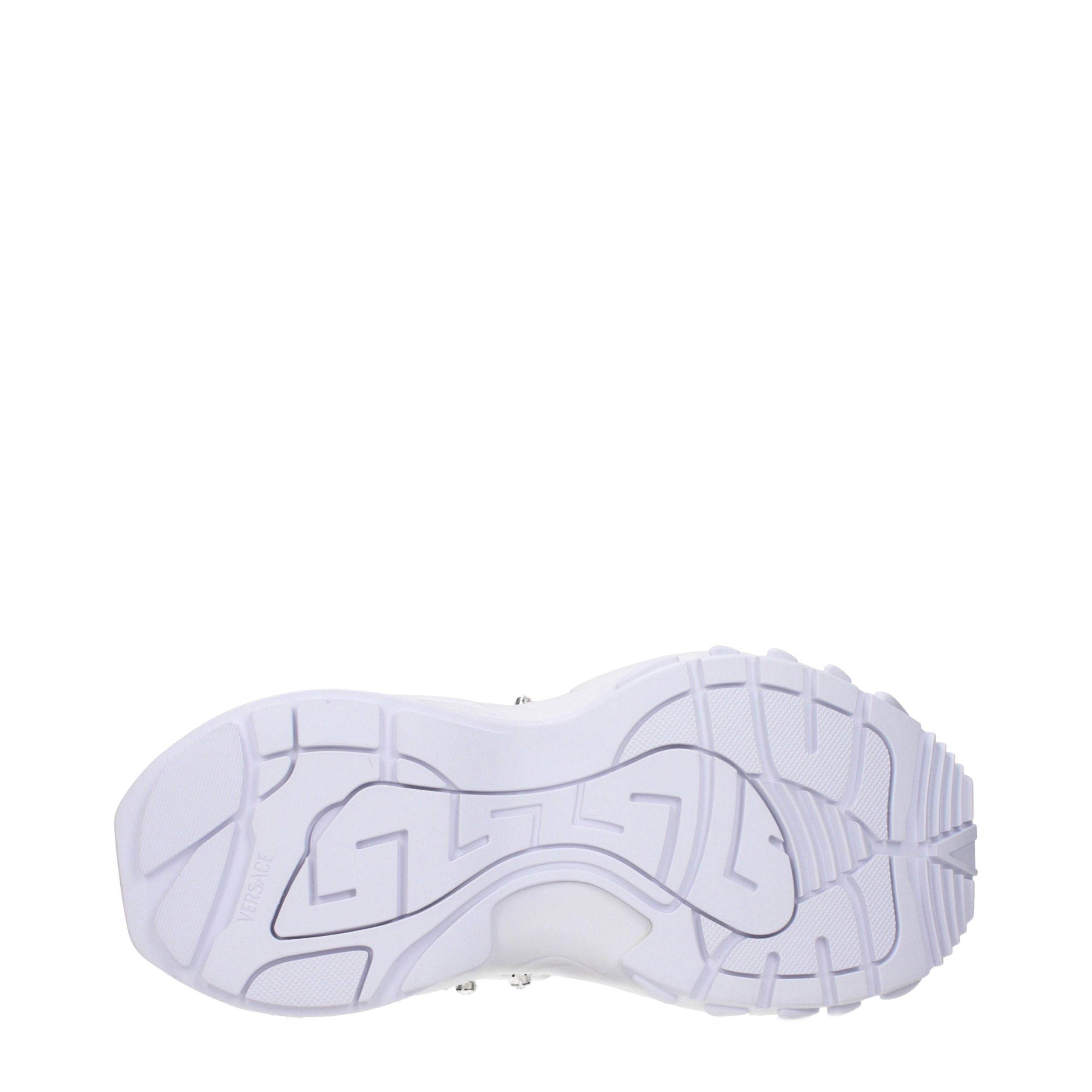 Versace Weiße Stoff-Sneaker