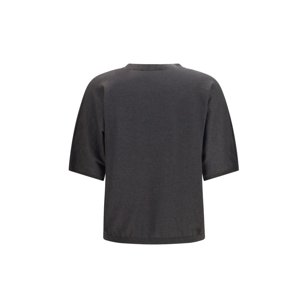Brunello Cucinelli Grauer Kaschmirpullover