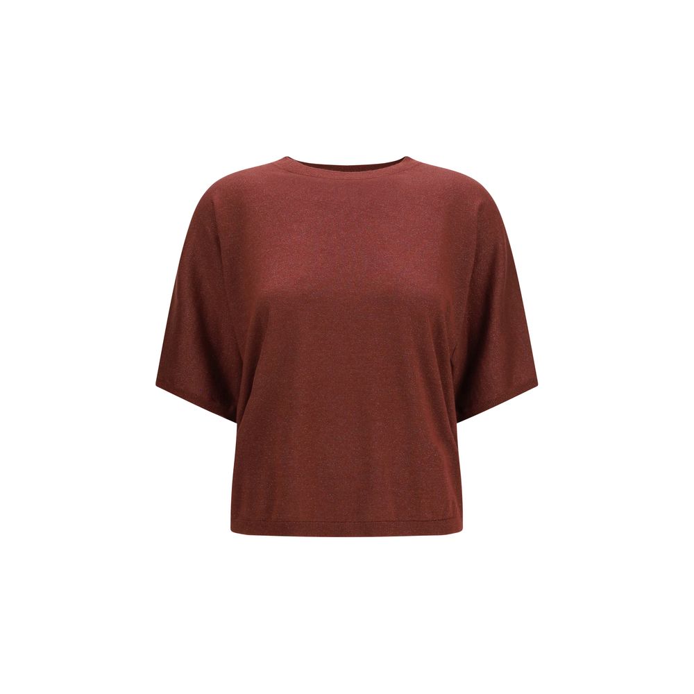Brunello Cucinelli Bordeaux Kaschmir-Sweatshirt
