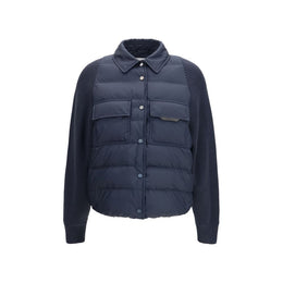 Brunello Cucinelli Blaue Kleidung aus Polyester