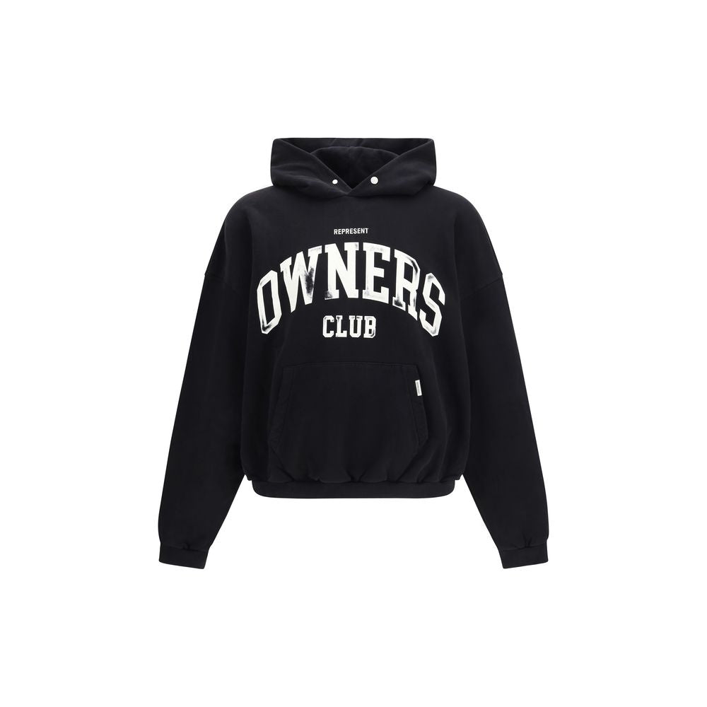 Represent Schwarzer Baumwoll-Sweatshirt
