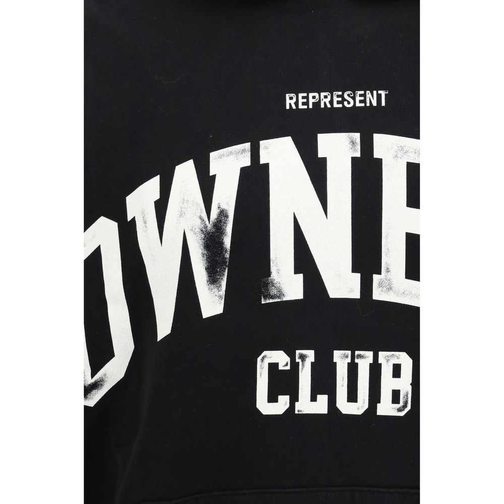 Represent Schwarzer Baumwoll-Sweatshirt