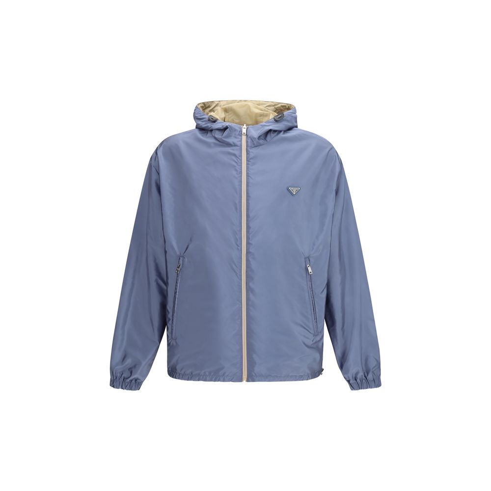 Prada Beige Jacke aus recyceltem Polyamid
