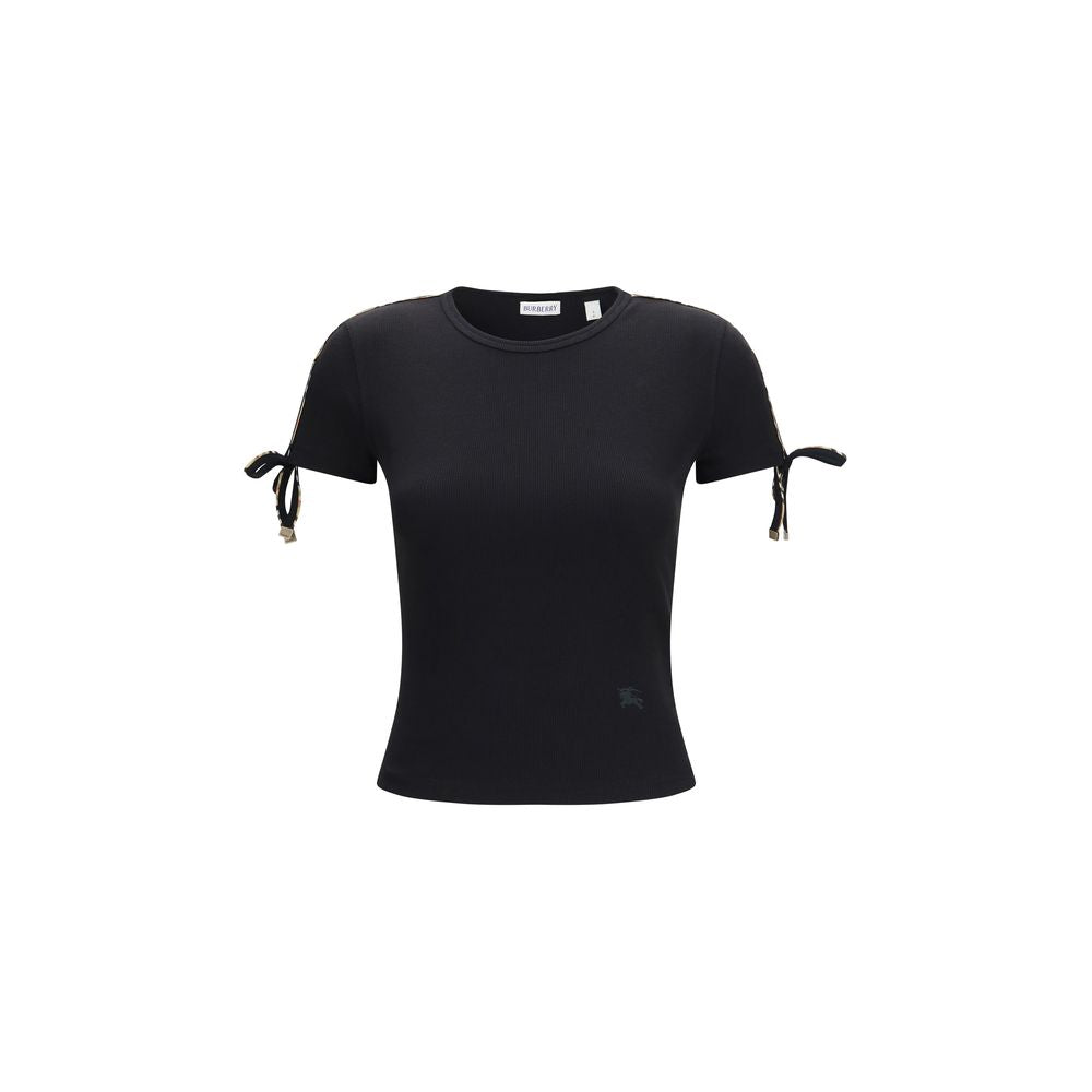 Burberry Schwarzes Baumwoll-T-Shirt