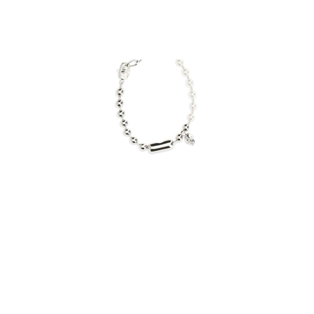 Alexander McQueen Armband aus weißem Messing