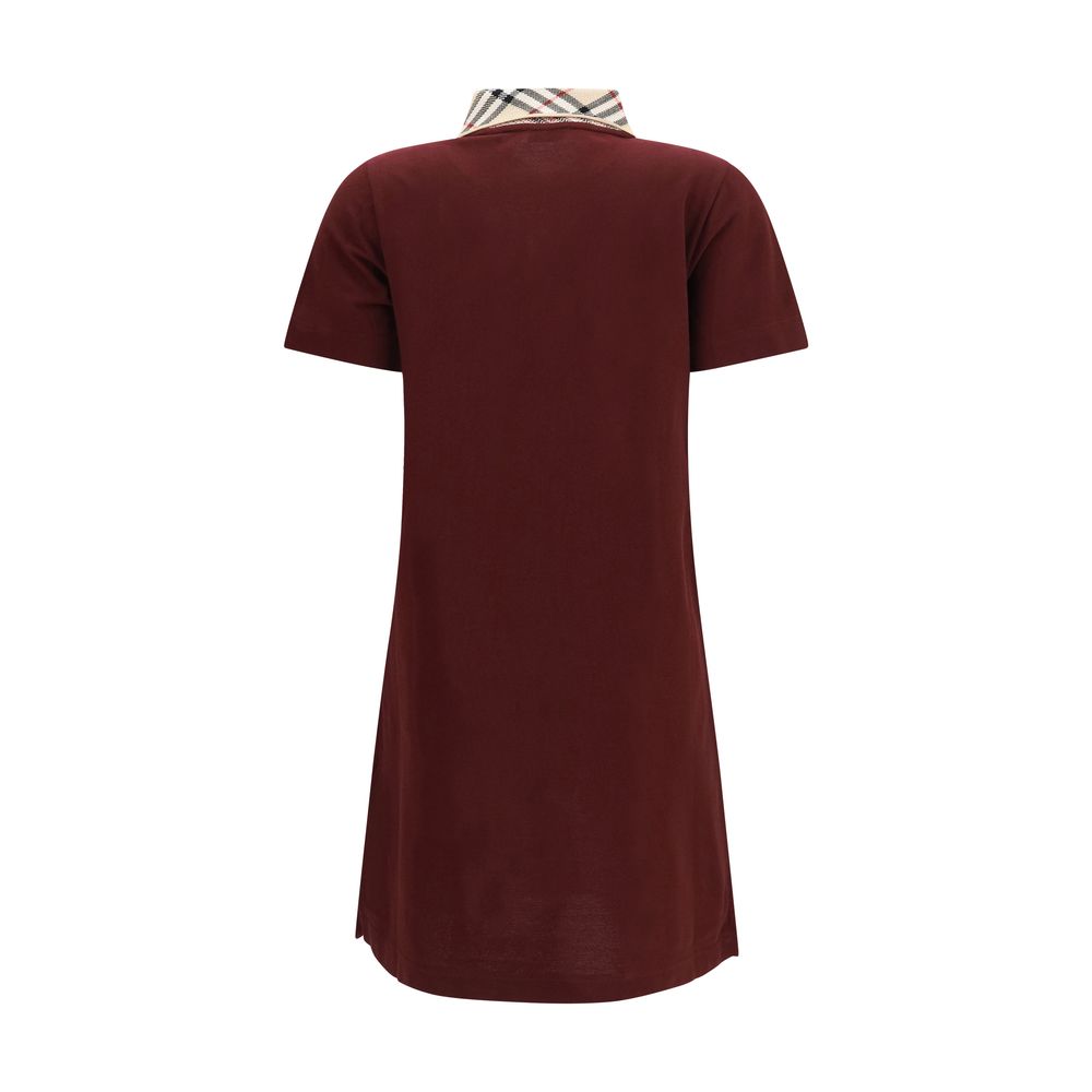 Burberry Bordeaux Baumwoll-Freizeitkleid