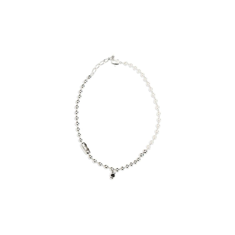 Alexander McQueen Weiße Messingkette