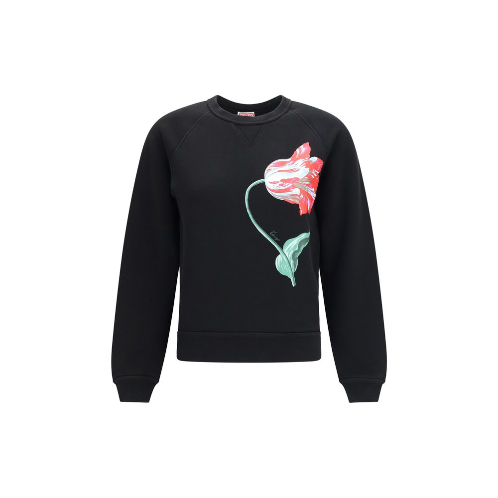 Kenzo Schwarzer Baumwoll-Sweatshirt