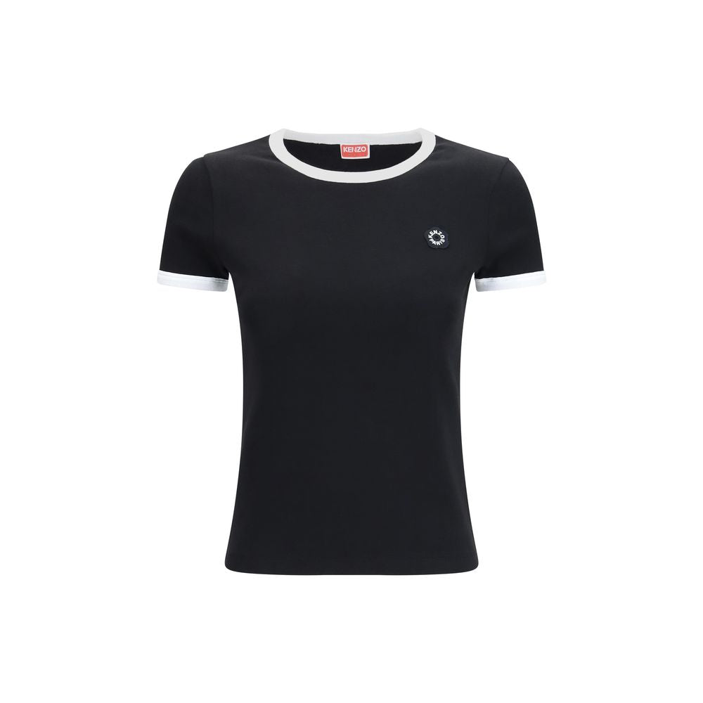 Kenzo Schwarzes Baumwoll-T-Shirt