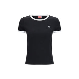 Kenzo Schwarzes Baumwoll-T-Shirt