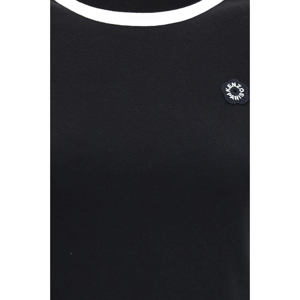 Kenzo Schwarzes Baumwoll-T-Shirt