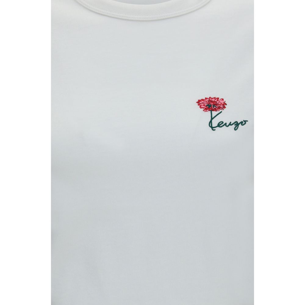 Kenzo Weißes Baumwoll-T-Shirt
