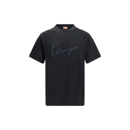 Kenzo Schwarzes Baumwoll-T-Shirt