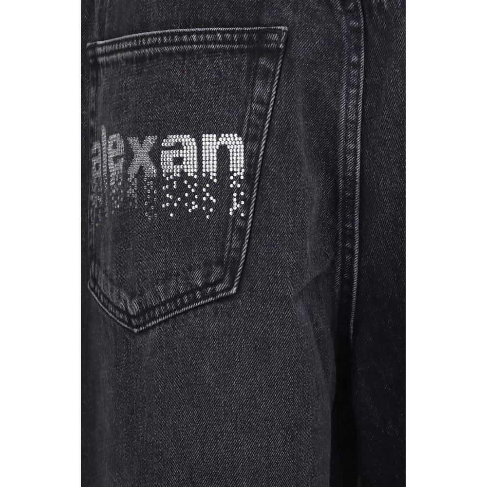 Alexander Wang Schwarze Baumwolljeans Denim