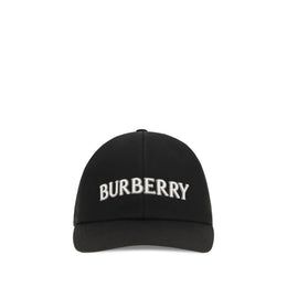 Burberry Schwarze Baumwollkappe (Baseball Cap)