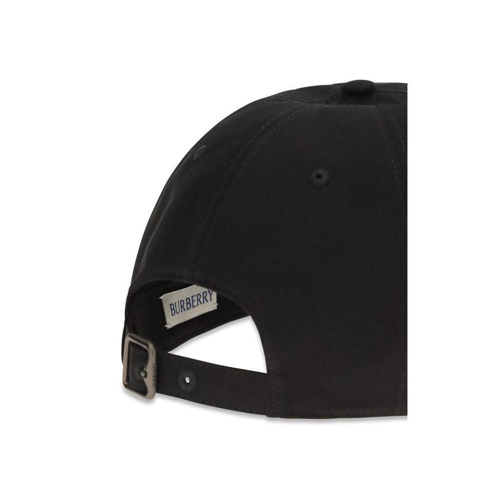Burberry Schwarze Baumwollkappe (Baseball Cap)