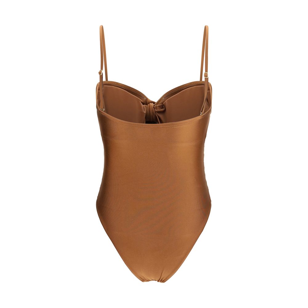 Zimmermann Beige Polyamid-Badeanzug