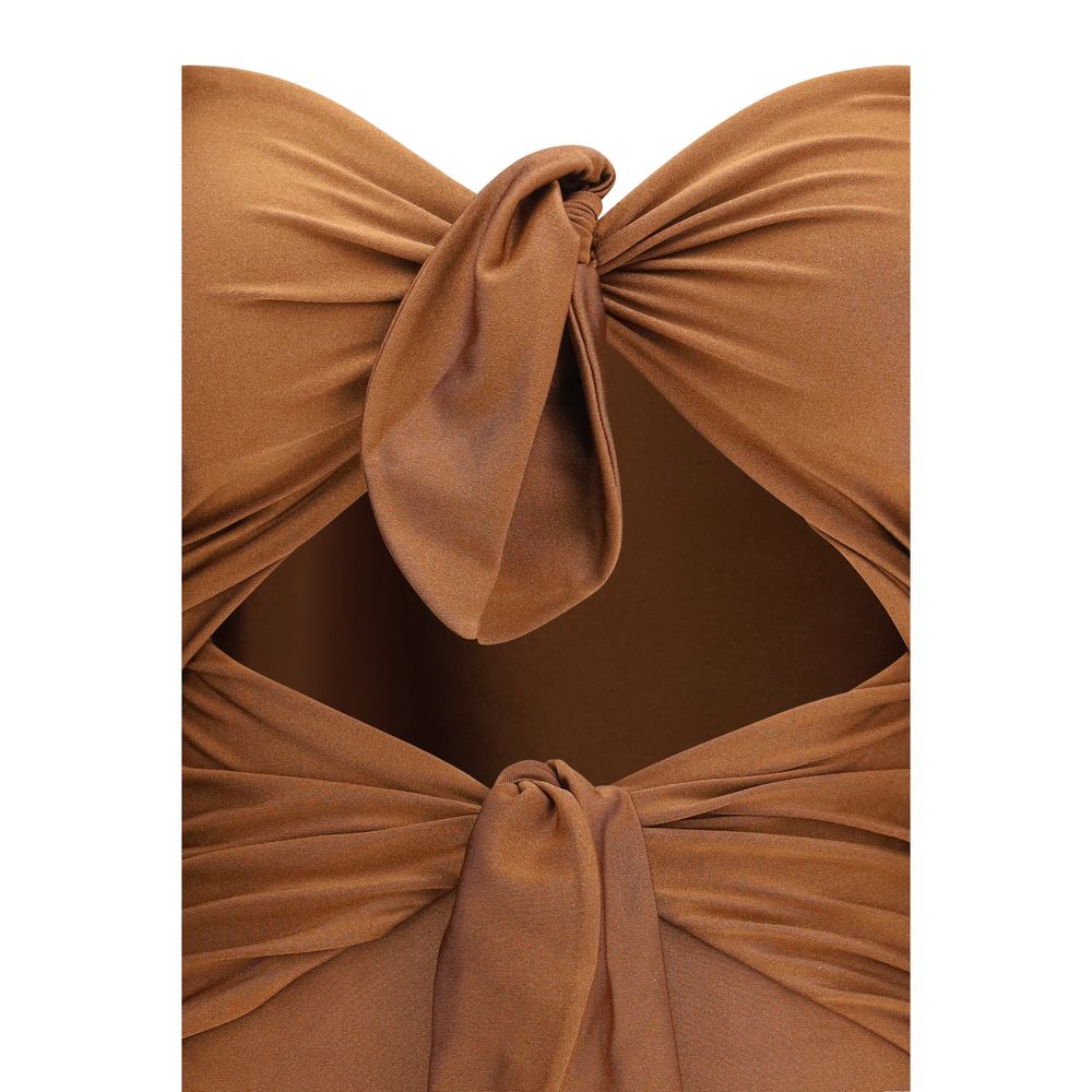 Zimmermann Beige Polyamid-Badeanzug