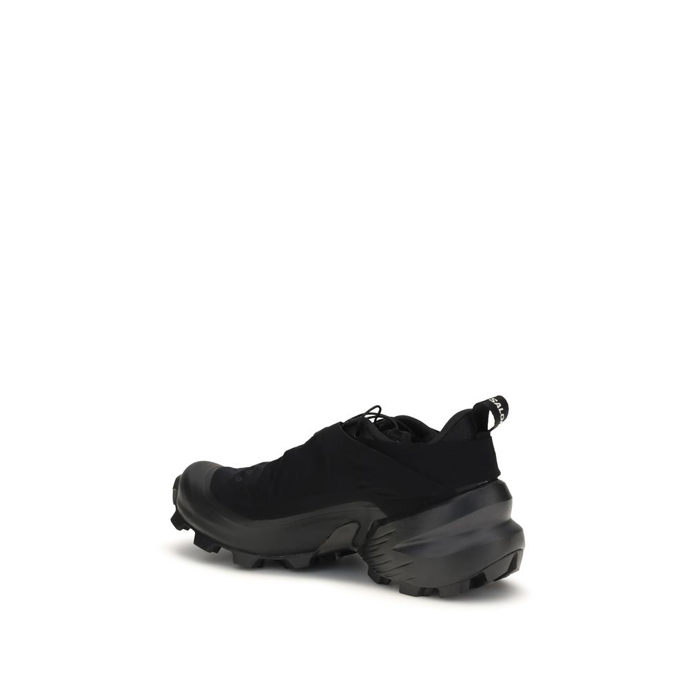 MM6 Schwarze Sneaker aus Nylon im Athletic-Stil